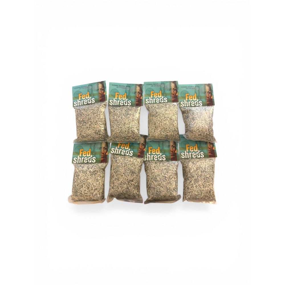 Fed Shreds Real Shredded U.S. Currency Federal Reserve Money Bags Collectible